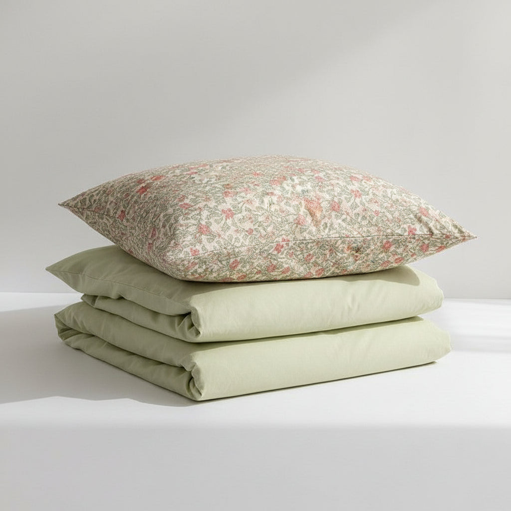 Premium Baumwoll-Bettwäsche Set Landhaus | Atmungsaktiv - Generated Image 26