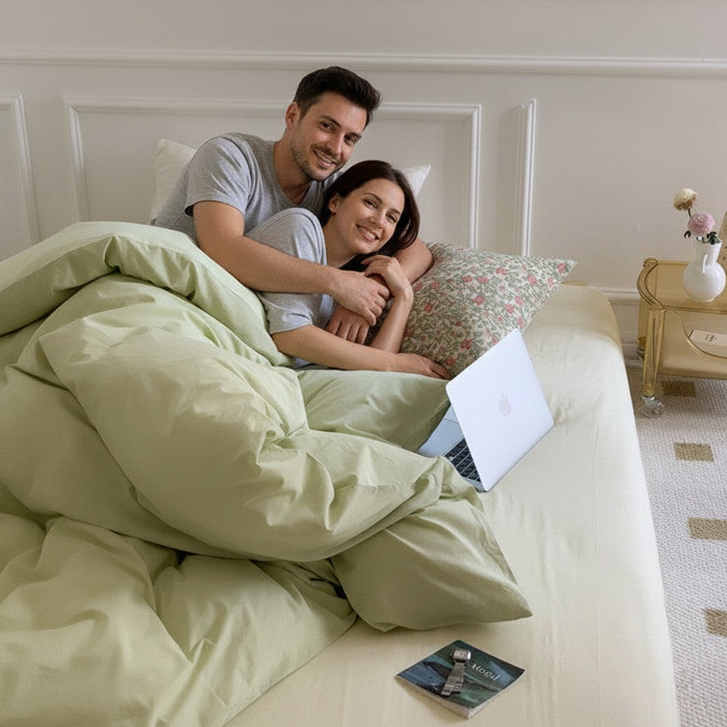 Premium Baumwoll-Bettwäsche Set Landhaus | Atmungsaktiv - Generated Image 29