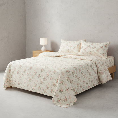 Premium Baumwoll-Bettwäsche Set | Florales Design - Generated Image 7