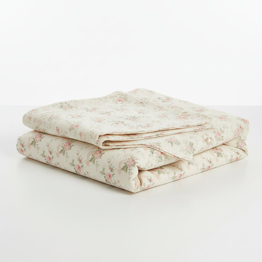 Premium Baumwoll-Bettwäsche Set | Florales Design - Generated Image 8