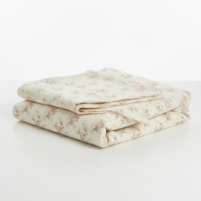 Premium Baumwoll-Bettwäsche Set | Florales Design - Generated Image 8