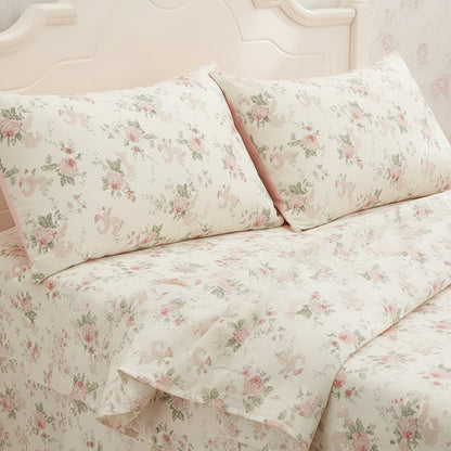 Premium Baumwoll-Bettwäsche Set | Florales Design - Generated Image 12