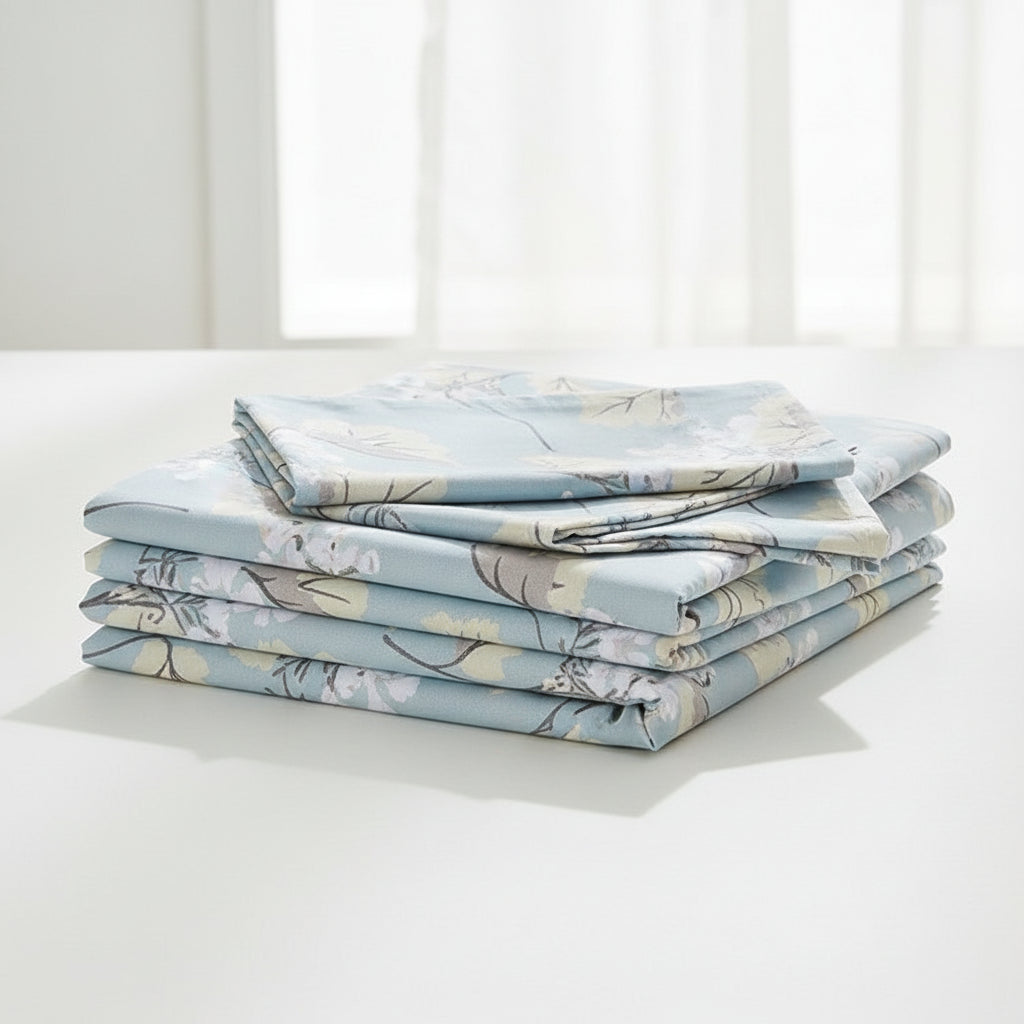 Premium Baumwoll-Bettwäsche Set | Florales Design - Generated Image 26