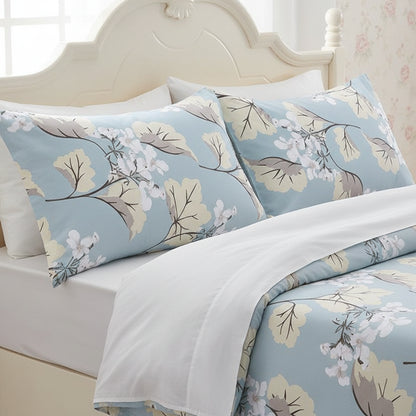 Premium Baumwoll-Bettwäsche Set | Florales Design - Generated Image 28