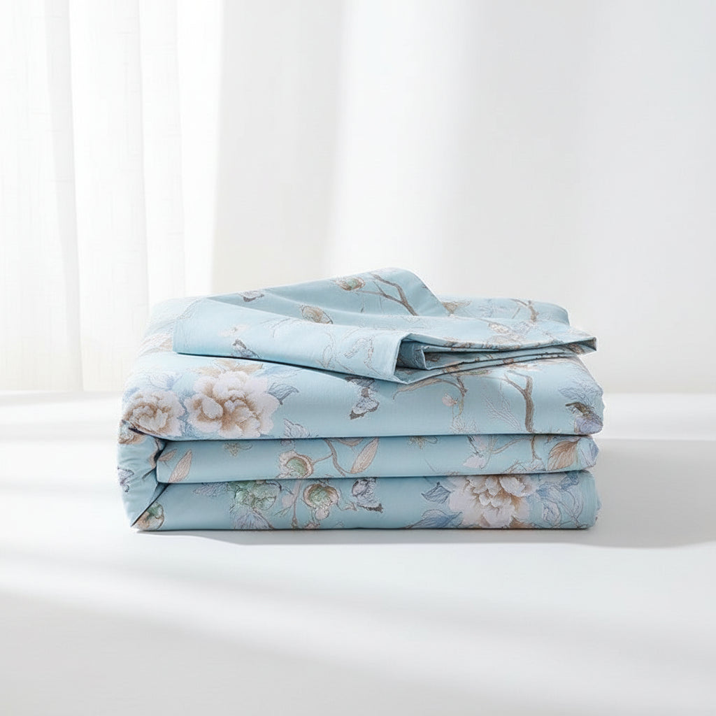 Premium Baumwoll-Bettwäsche Set | Florales Design - Generated Image 32