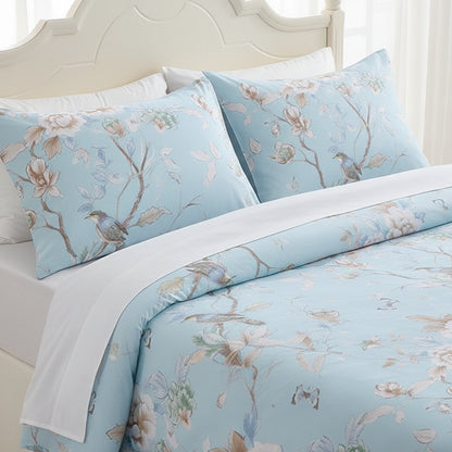 Premium Baumwoll-Bettwäsche Set | Florales Design - Generated Image 34