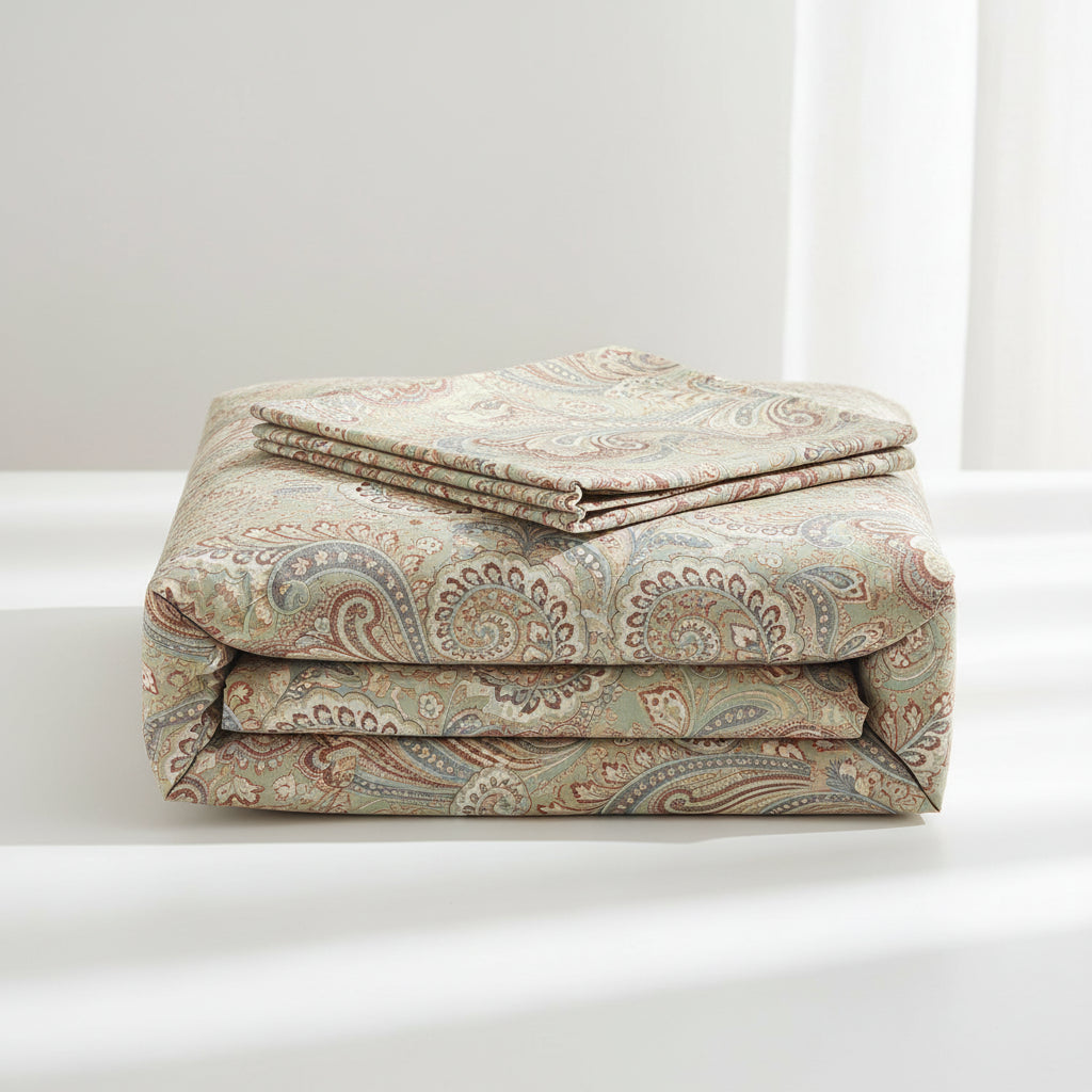 Premium Baumwoll-Bettwäsche Set | Florales Design - Generated Image 2