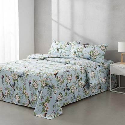 Premium Baumwoll-Bettwäsche Set | Florales Design - Generated Image 19