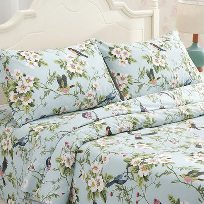 Premium Baumwoll-Bettwäsche Set | Florales Design - Generated Image 22