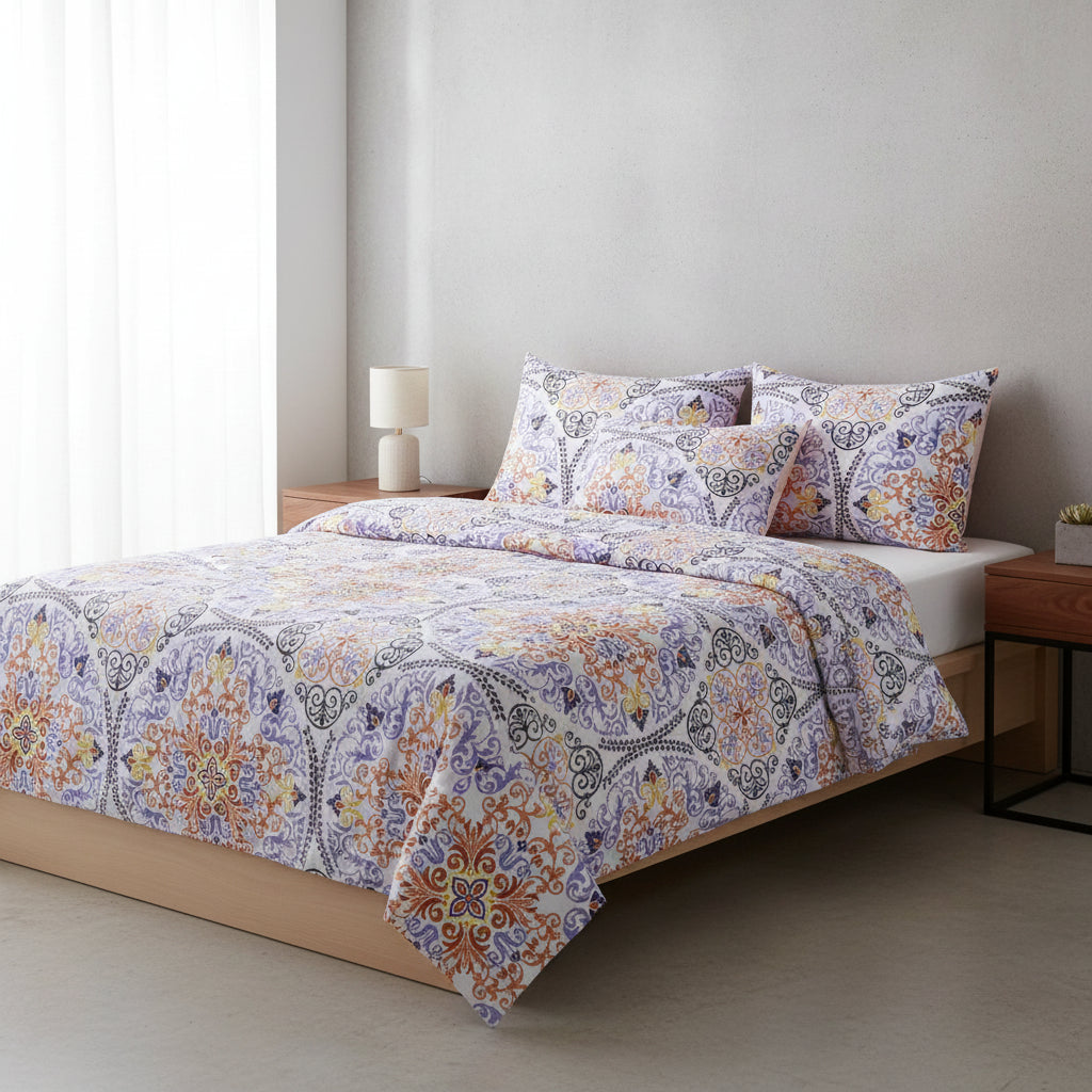 Premium Baumwoll-Bettwäsche Set | Florales Design - Generated Image 13