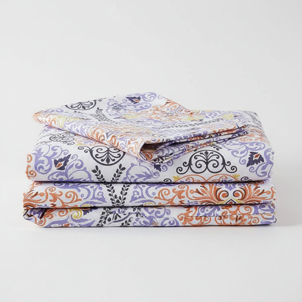 Premium Baumwoll-Bettwäsche Set | Florales Design - Generated Image 14