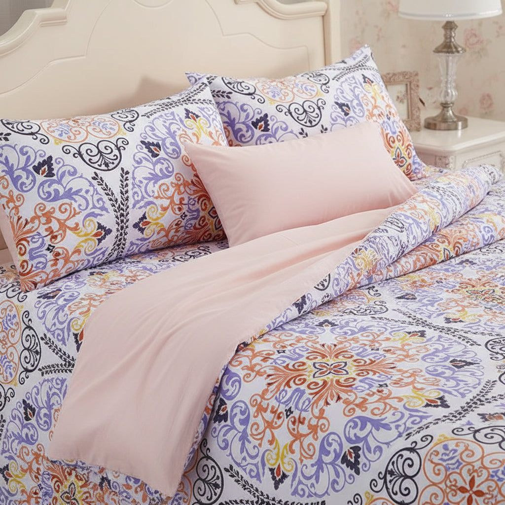 Premium Baumwoll-Bettwäsche Set | Florales Design - Generated Image 18