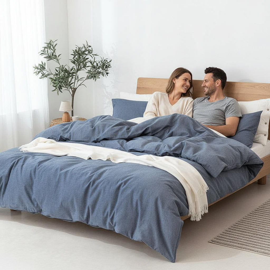 Premium Baumwoll-Bettwäsche Set | Weich & Atmungsaktiv - Generated Image 23