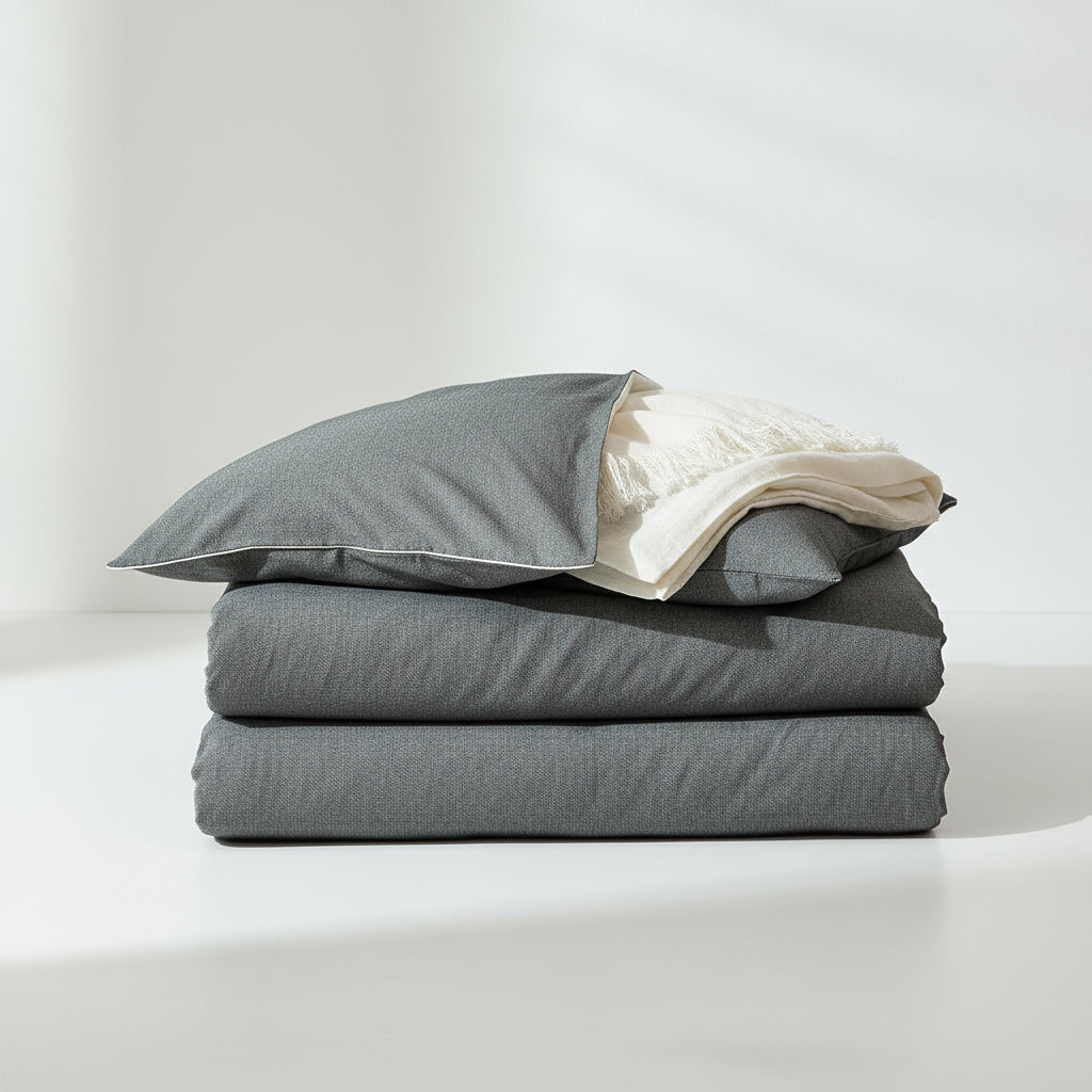 Premium Baumwoll-Bettwäsche Set | Weich & Atmungsaktiv - Generated Image 2