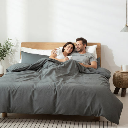 Premium Baumwoll-Bettwäsche Set | Weich & Atmungsaktiv - Generated Image 5