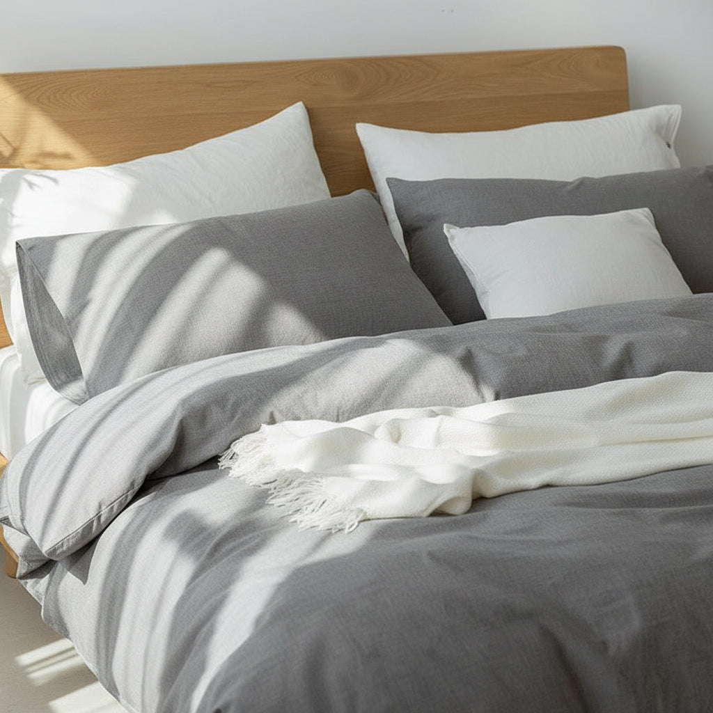 Premium Baumwoll-Bettwäsche Set | Weich & Atmungsaktiv - Generated Image 28