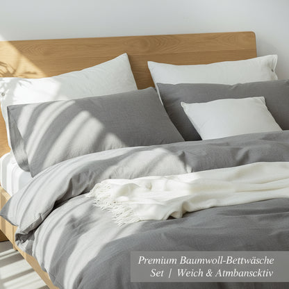 Premium Baumwoll-Bettwäsche Set | Weich & Atmungsaktiv - Generated Image 30