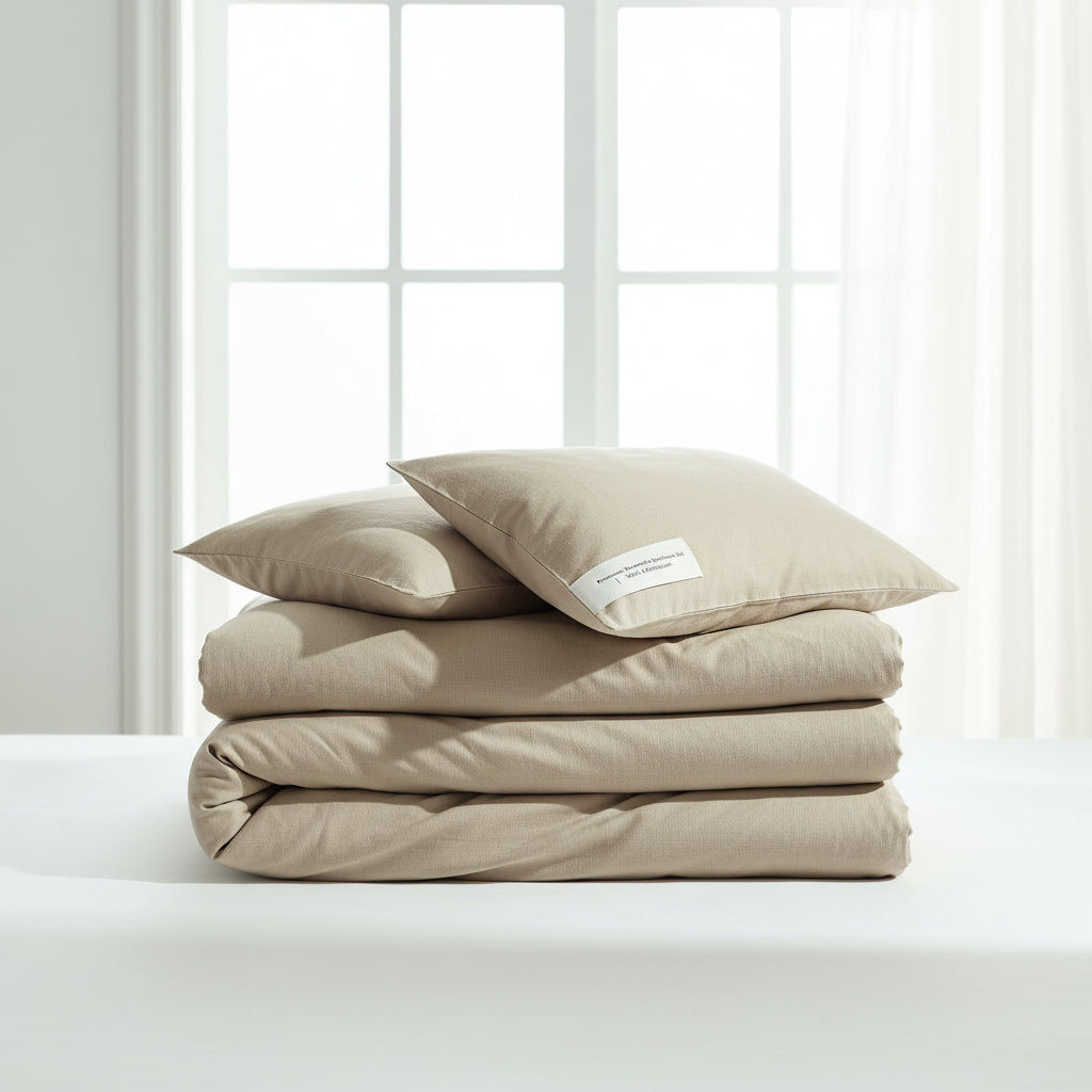 Premium Baumwoll-Bettwäsche Set | Weich & Atmungsaktiv - Generated Image 14