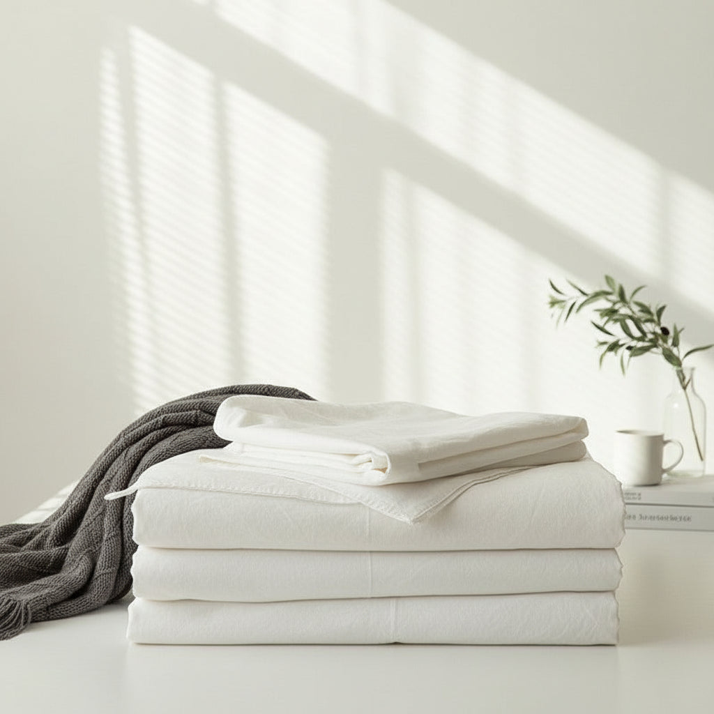Premium Baumwoll-Bettwäsche Set | Weich & Atmungsaktiv - Generated Image 8