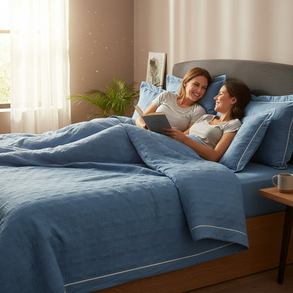 Premium Baumwolle Bettwäsche | Pflegeleicht & weich - Generated Image 35