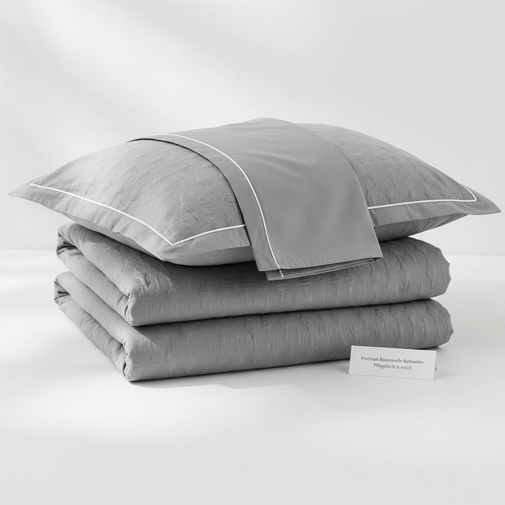 Premium Baumwolle Bettwäsche | Pflegeleicht & weich - Generated Image 2