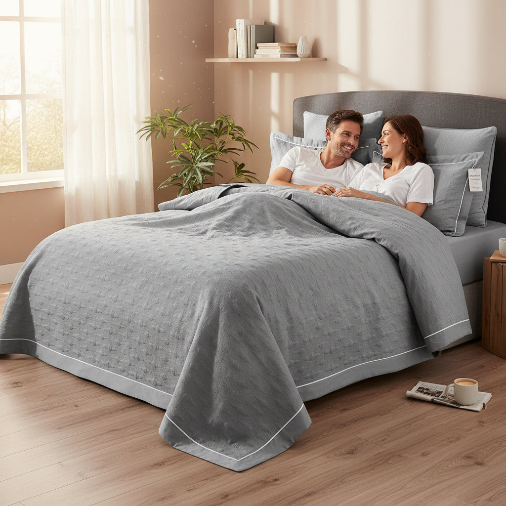 Premium Baumwolle Bettwäsche | Pflegeleicht & weich - Generated Image 5