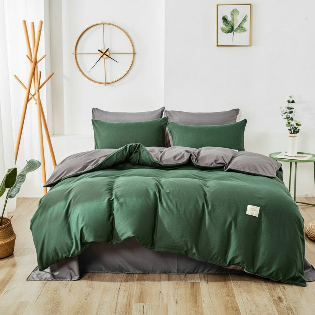 Premium Bettwäsche Set Baumwolle | Atmungsaktiv - Generated Image 9