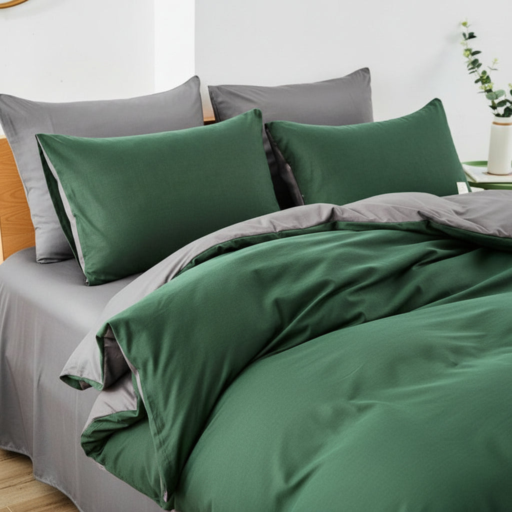 Premium Bettwäsche Set Baumwolle | Atmungsaktiv - Generated Image 10