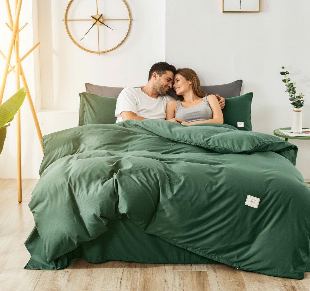 Premium Bettwäsche Set Baumwolle | Atmungsaktiv - Generated Image 5