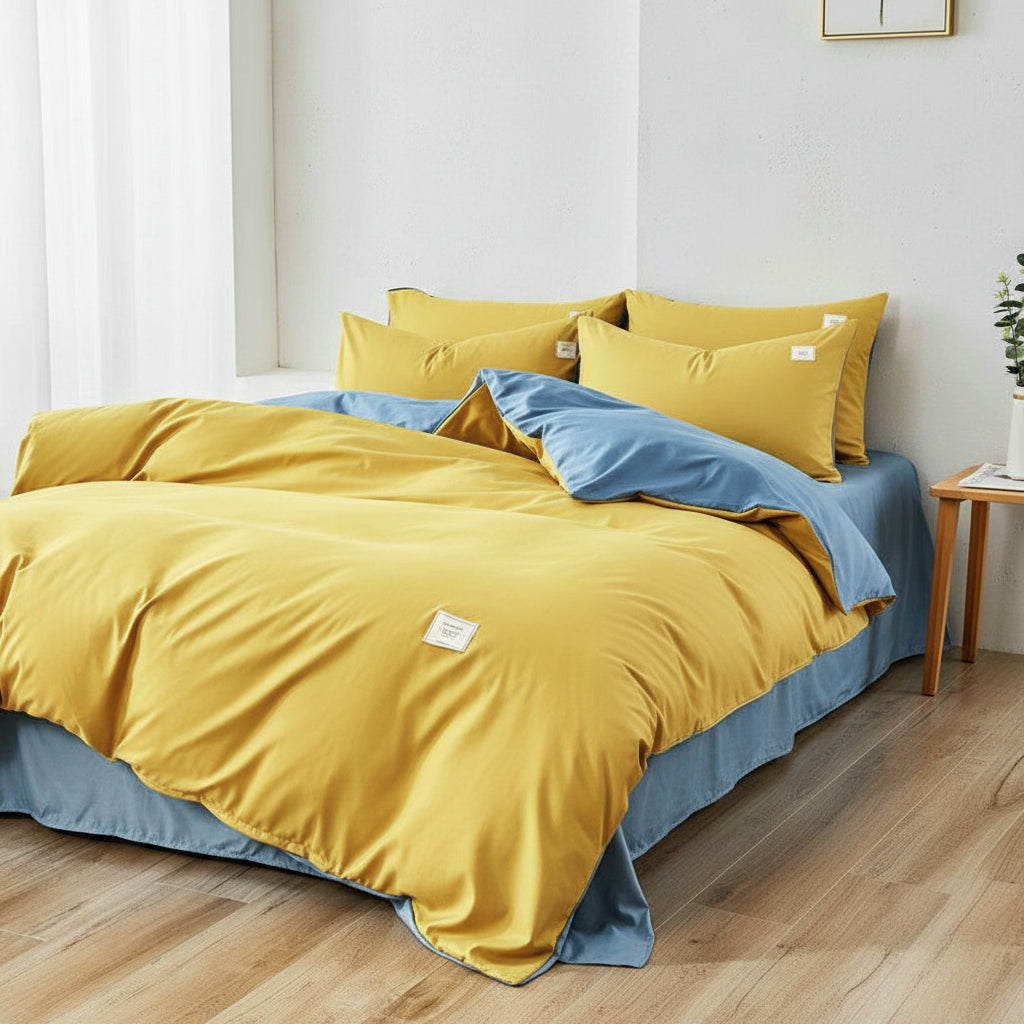 Premium Bettwäsche Set Baumwolle | Atmungsaktiv - Generated Image 37