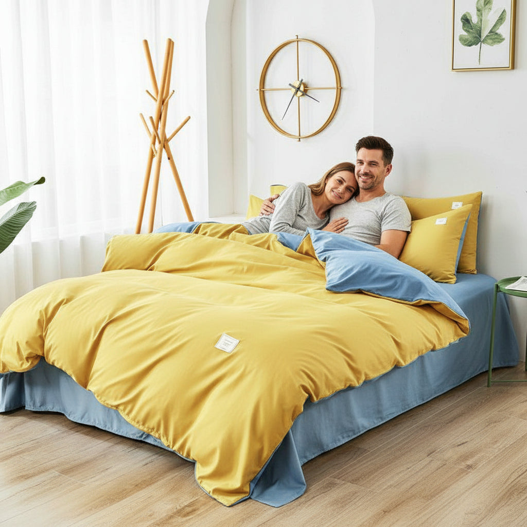 Premium Bettwäsche Set Baumwolle | Atmungsaktiv - Generated Image 41