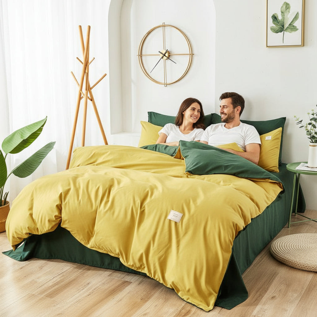 Premium Bettwäsche Set Baumwolle | Atmungsaktiv - Generated Image 29