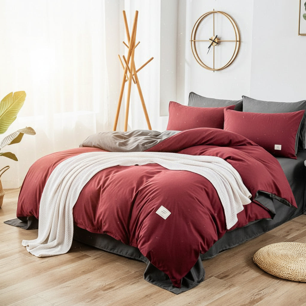 Premium Bettwäsche Set Baumwolle | Atmungsaktiv - Generated Image 45