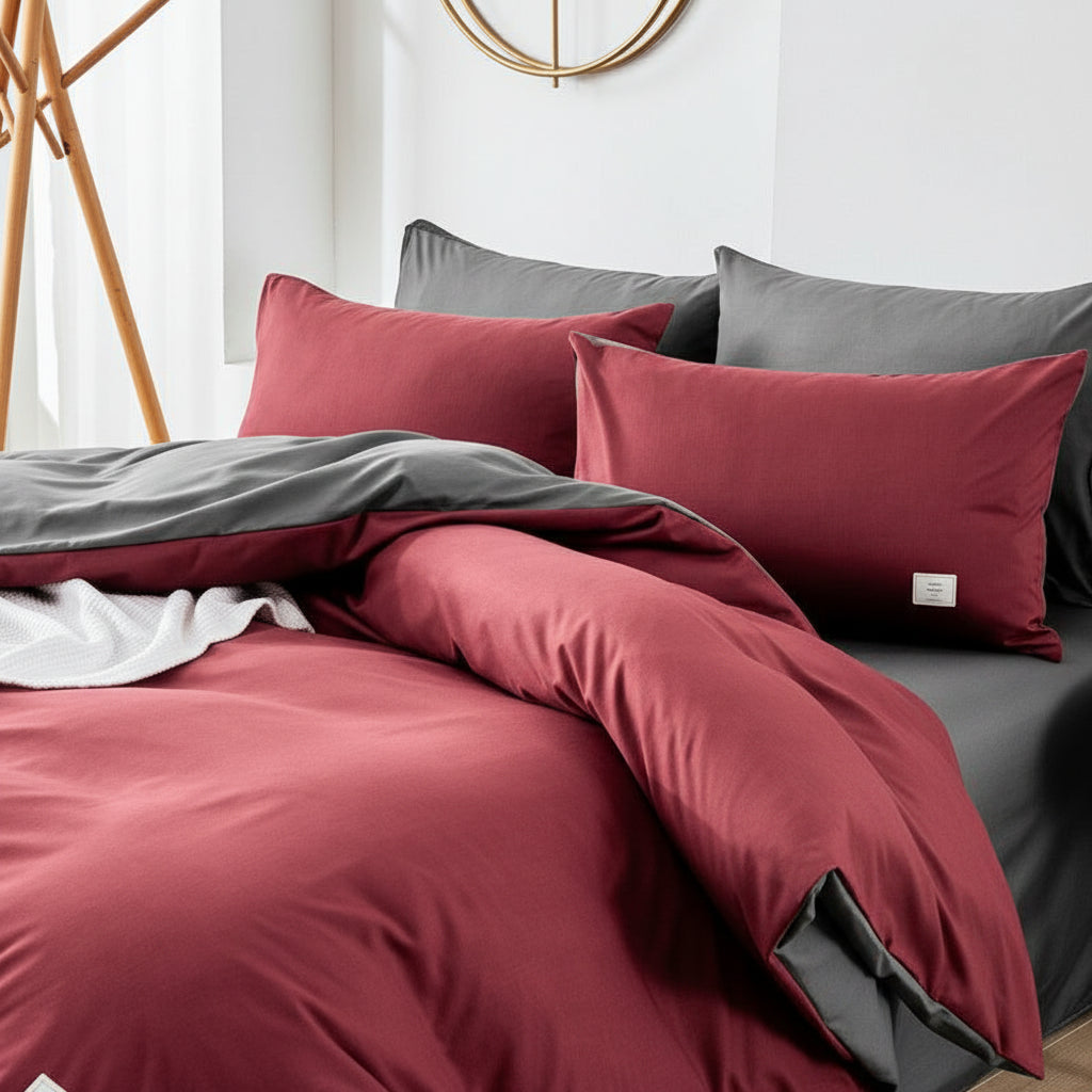 Premium Bettwäsche Set Baumwolle | Atmungsaktiv - Generated Image 48