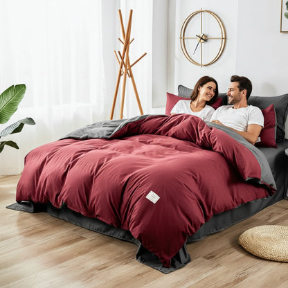 Premium Bettwäsche Set Baumwolle | Atmungsaktiv - Generated Image 35