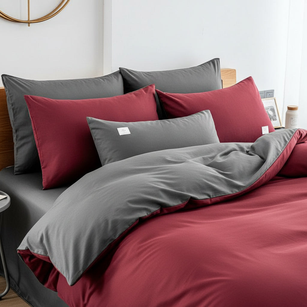 Premium Bettwäsche Set Baumwolle | Atmungsaktiv - Generated Image 36