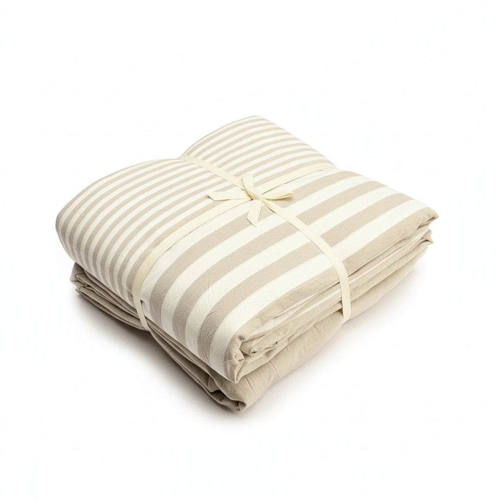 Premium Bettwäsche-Set gestreift 4-teilig | 100% Baumwolle - Generated Image 20