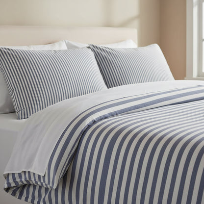 Premium Bettwäsche-Set gestreift 4-teilig | 100% Baumwolle - Generated Image 6
