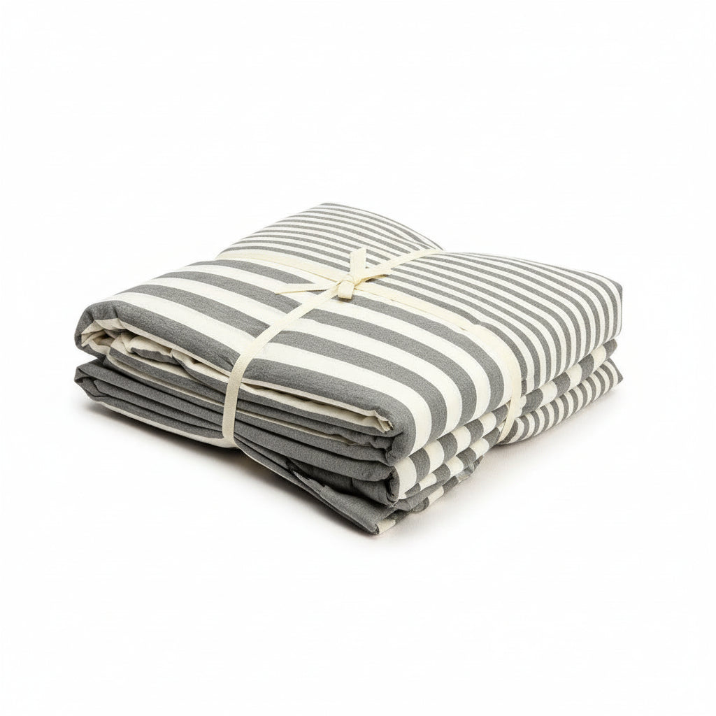 Premium Bettwäsche-Set gestreift 4-teilig | 100% Baumwolle - Generated Image 14