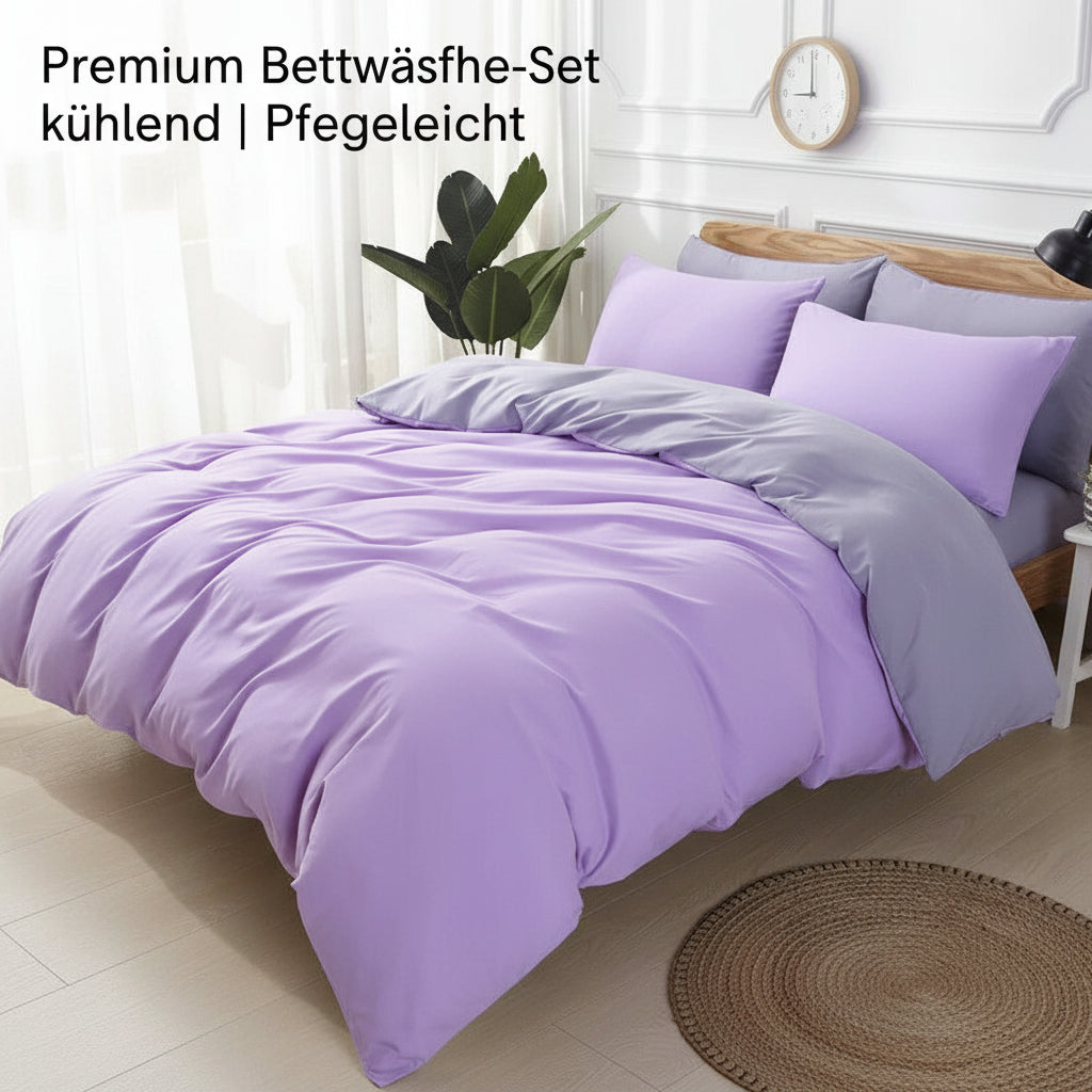 Premium Bettwäsche-Set kühlend | Pflegeleicht - Generated Image 37