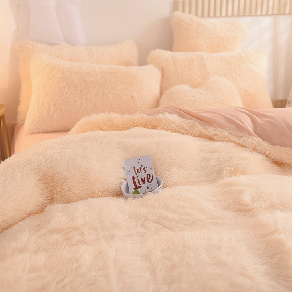 Premium Flausch-Bettwäsche Set | Kuschelig warm - Generated Image 10