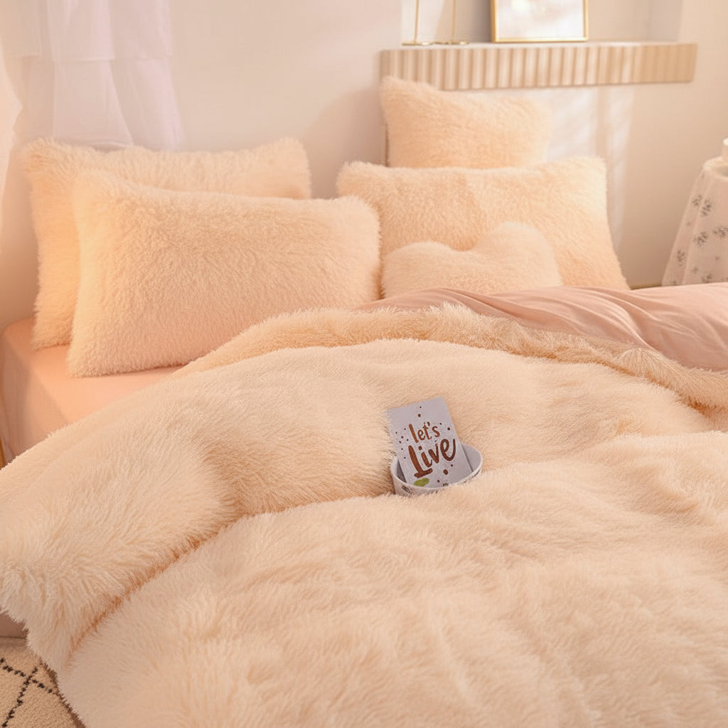 Premium Flausch-Bettwäsche Set | Kuschelig warm - Generated Image 12