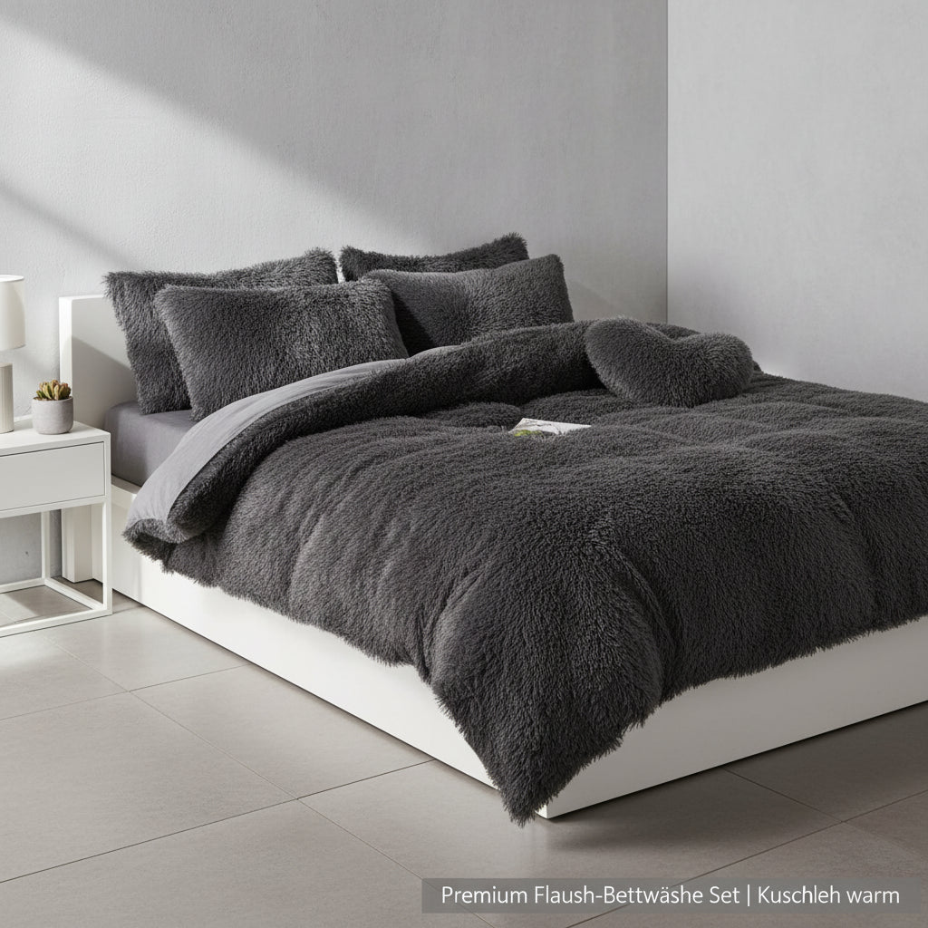 Premium Flausch-Bettwäsche Set | Kuschelig warm - Generated Image 25