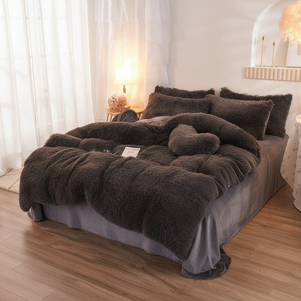 Premium Flausch-Bettwäsche Set | Kuschelig warm - Generated Image 27