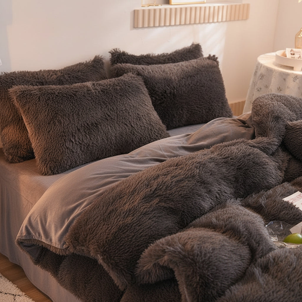 Premium Flausch-Bettwäsche Set | Kuschelig warm - Generated Image 28