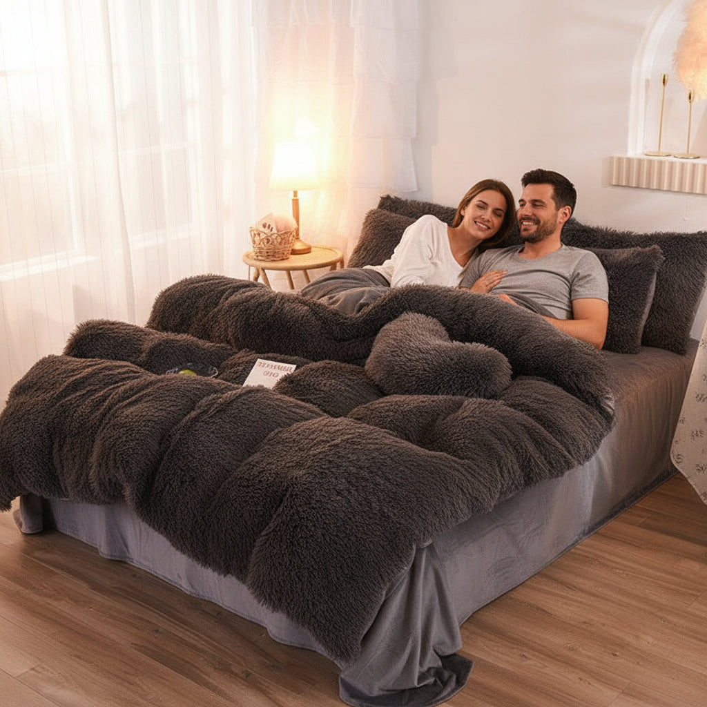 Premium Flausch-Bettwäsche Set | Kuschelig warm - Generated Image 29