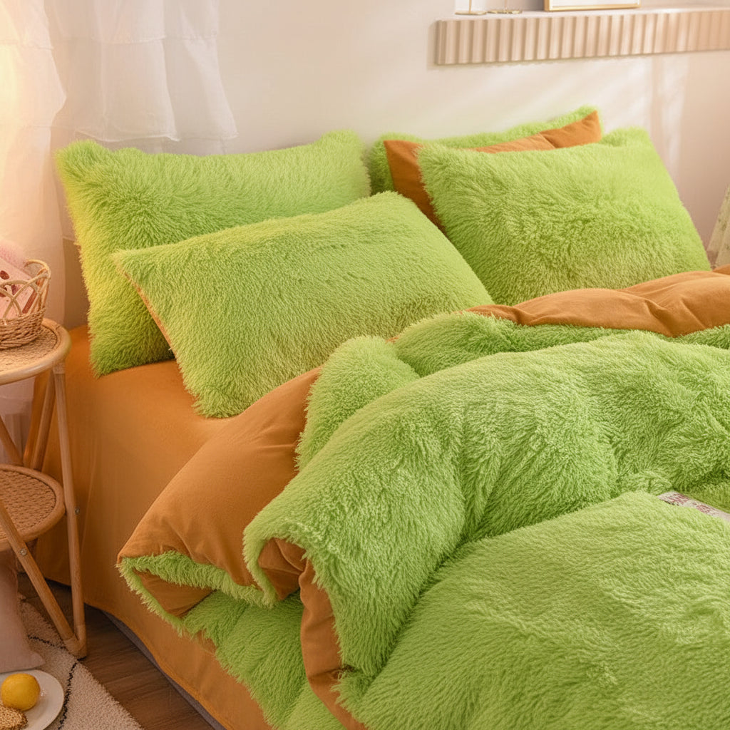 Premium Flausch-Bettwäsche Set | Kuschelig warm - Generated Image 64