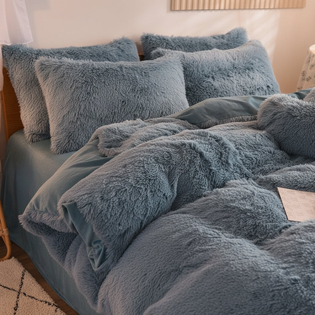 Premium Flausch-Bettwäsche Set | Kuschelig warm - Generated Image 36