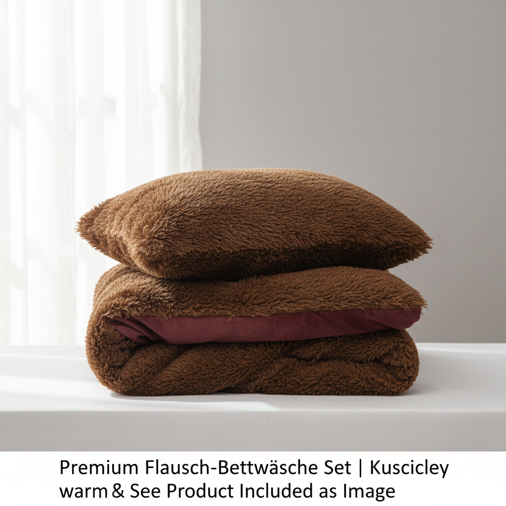 Premium Flausch-Bettwäsche Set | Kuschelig warm - Generated Image 20