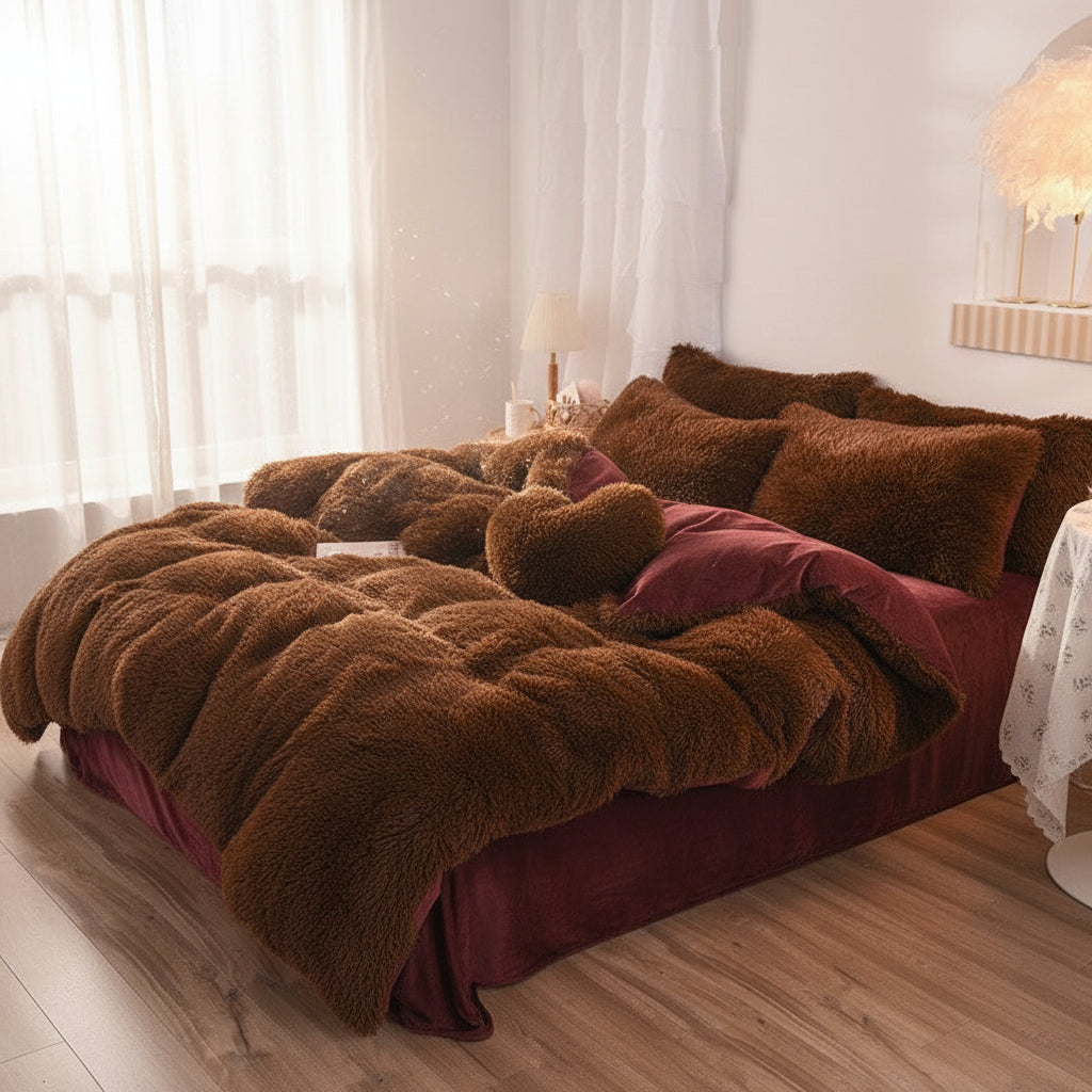 Premium Flausch-Bettwäsche Set | Kuschelig warm - Generated Image 21